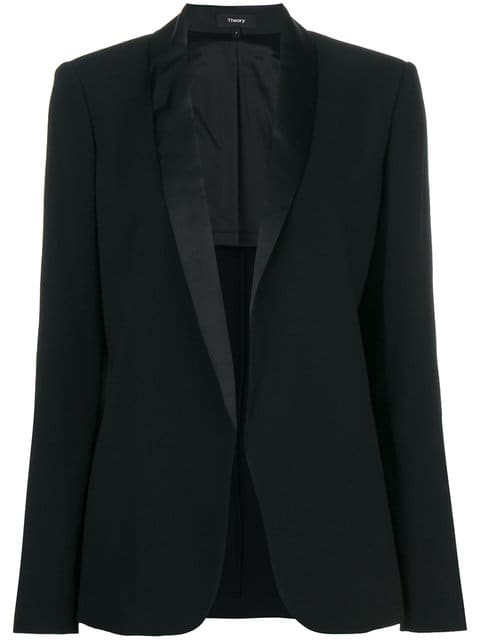 Theory - Classic Fitted Blazer - Black | ABOUT ICONS