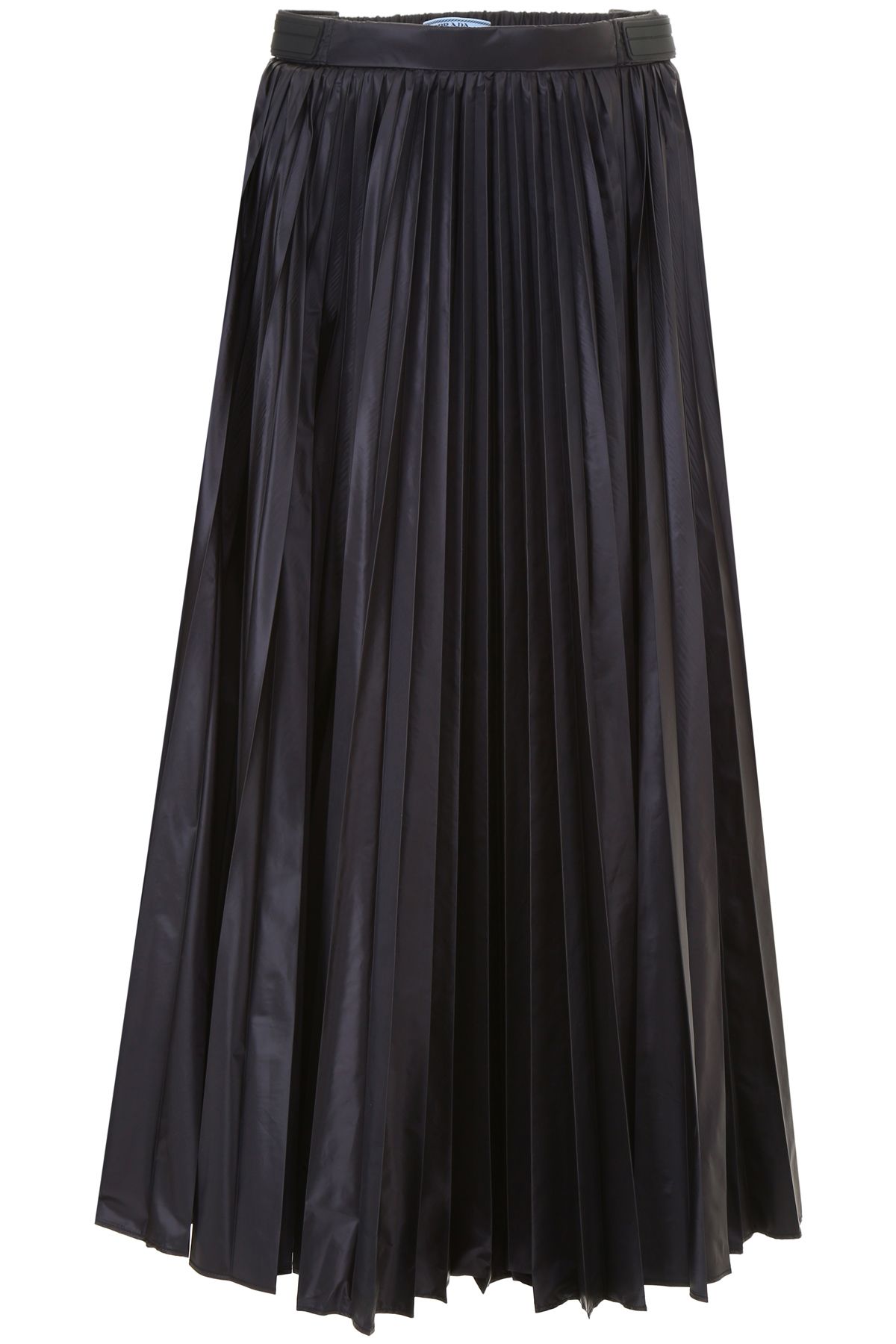 Prada - Linea Rossa Pleated Nylon Skirt | ABOUT ICONS