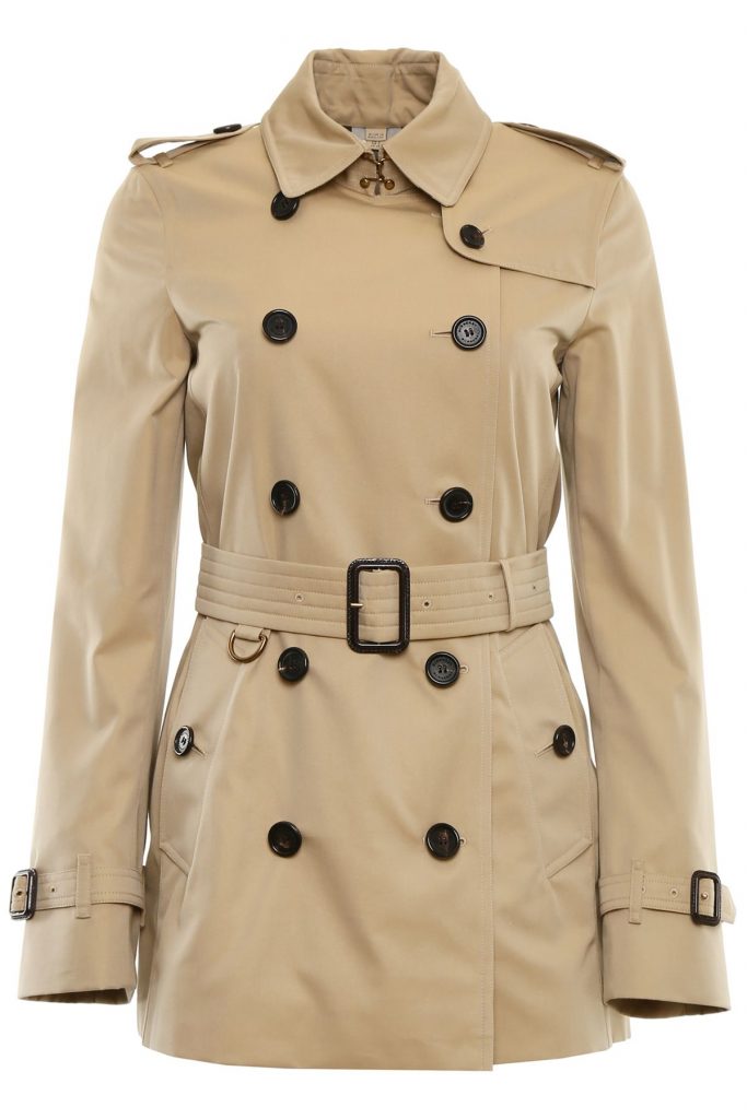 Burberry - Short Kensington Trench Coat - Beige | ABOUT ICONS
