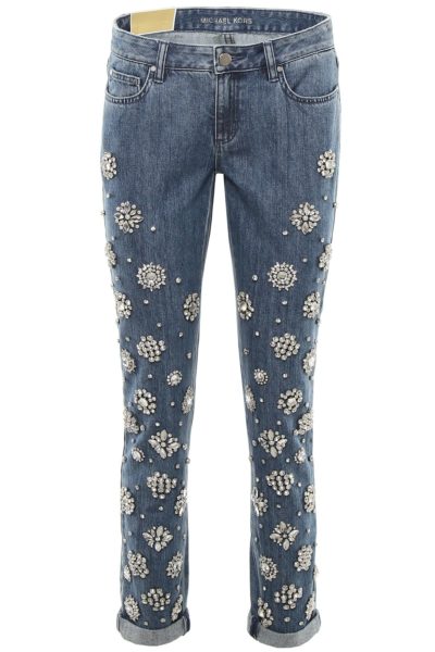 MICHAEL Michael Kors - Bejeweled Jeans