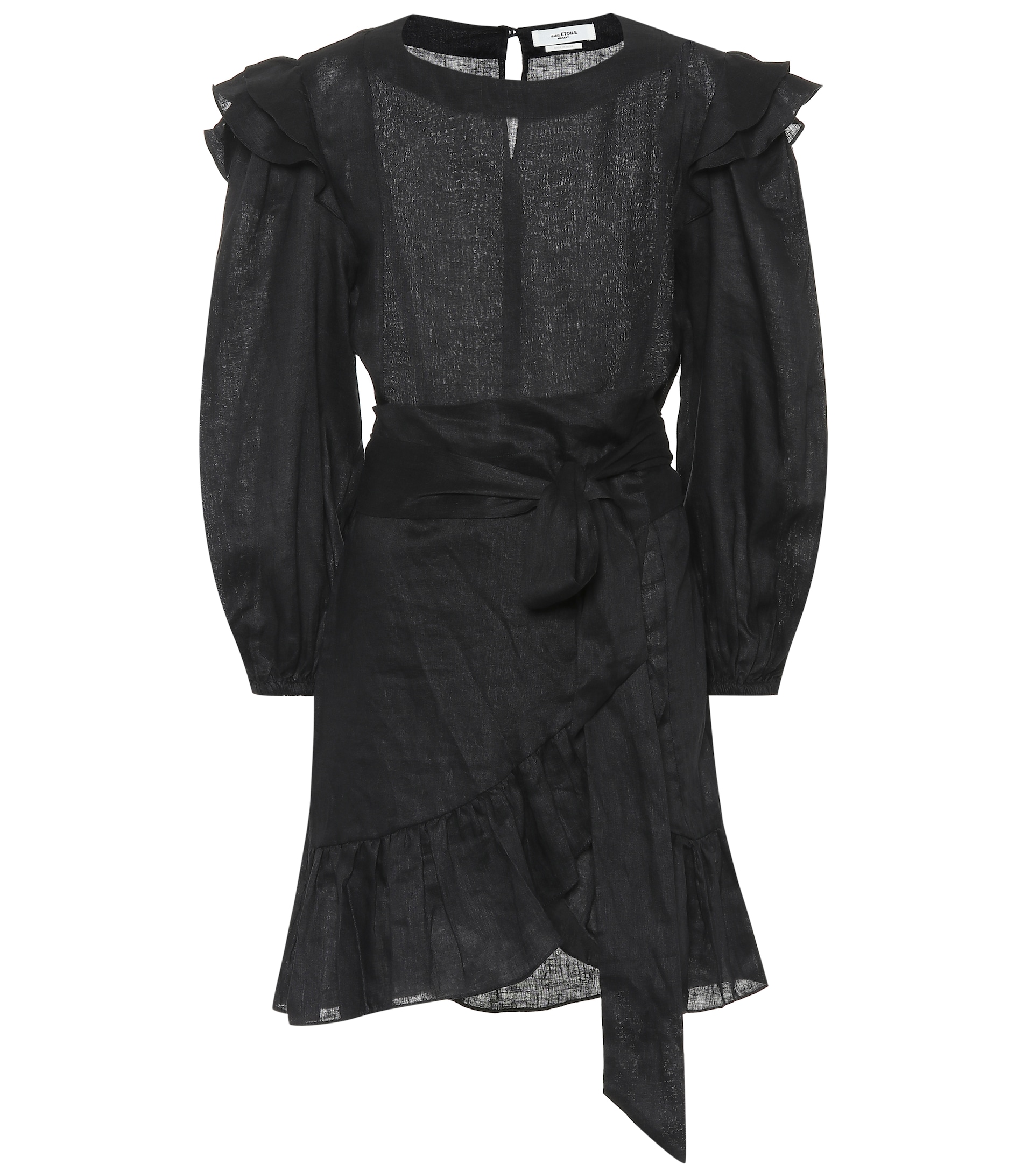 Isabel Marant Étoile - Telicia Linen Dress - Black ABOUT ICONS