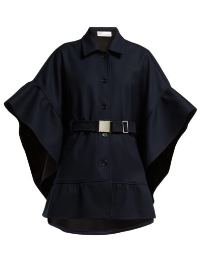 RED Valentino - Belted Twill Cape