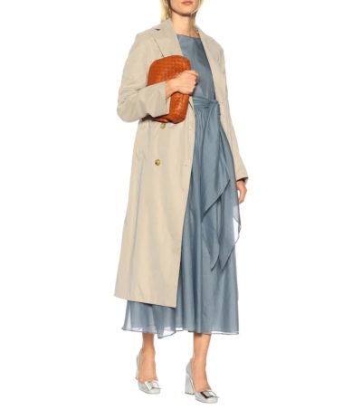 S Max Mara - Desio Cotton and Silk Midi Dress Look