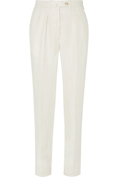 Giuliva Heritage Collection - Husband Linen Tapered Pants | ABOUT ICONS