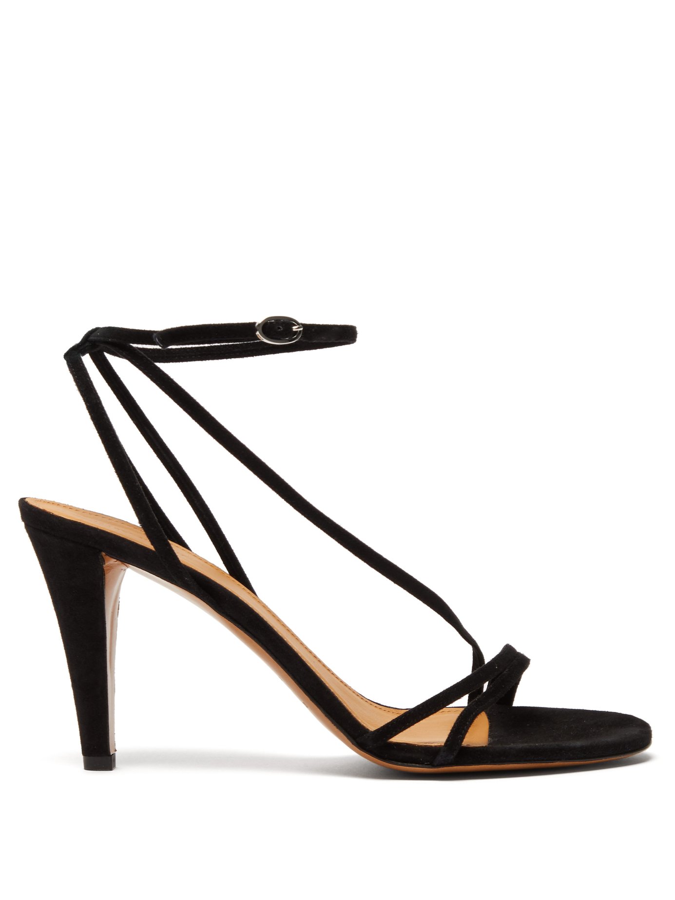 Isabel Marant - Arora Suede Sandals - Black | ABOUT ICONS