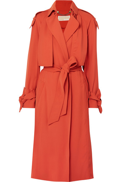 Michael Michael Kors - Belted Cady Trench Coat | ABOUT ICONS