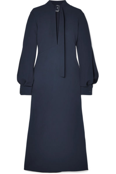 Victoria Beckham - Cutout Crepe Midi Dress