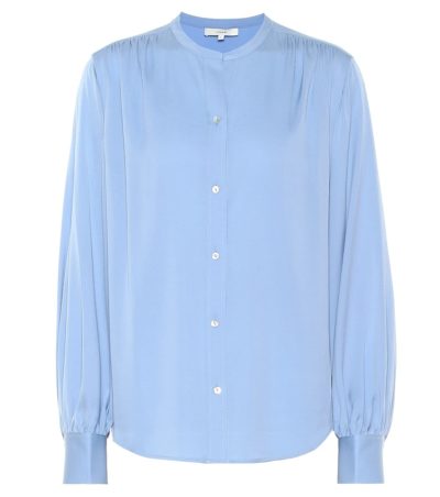 vince - stretch-silk blouse