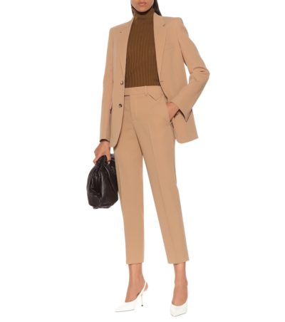 bottega veneta - wool-gabardine pants - look