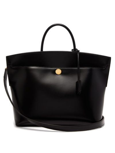 burberry - society leather tote bag