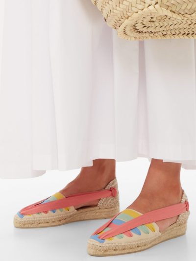 castaner - grace laced canvas espadrilles - look