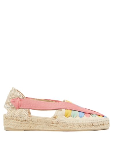 castaner - grace laced canvas espadrilles