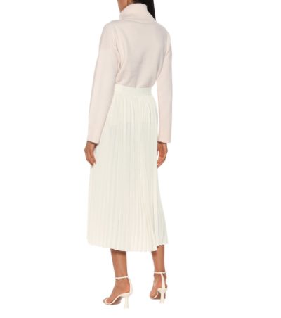 co - pleated midi skirt - look