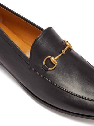 gucci - jordaan leather loafers - look