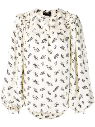 isabel marant - wheat print blouse