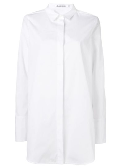 jil sander - long-line classic shirt