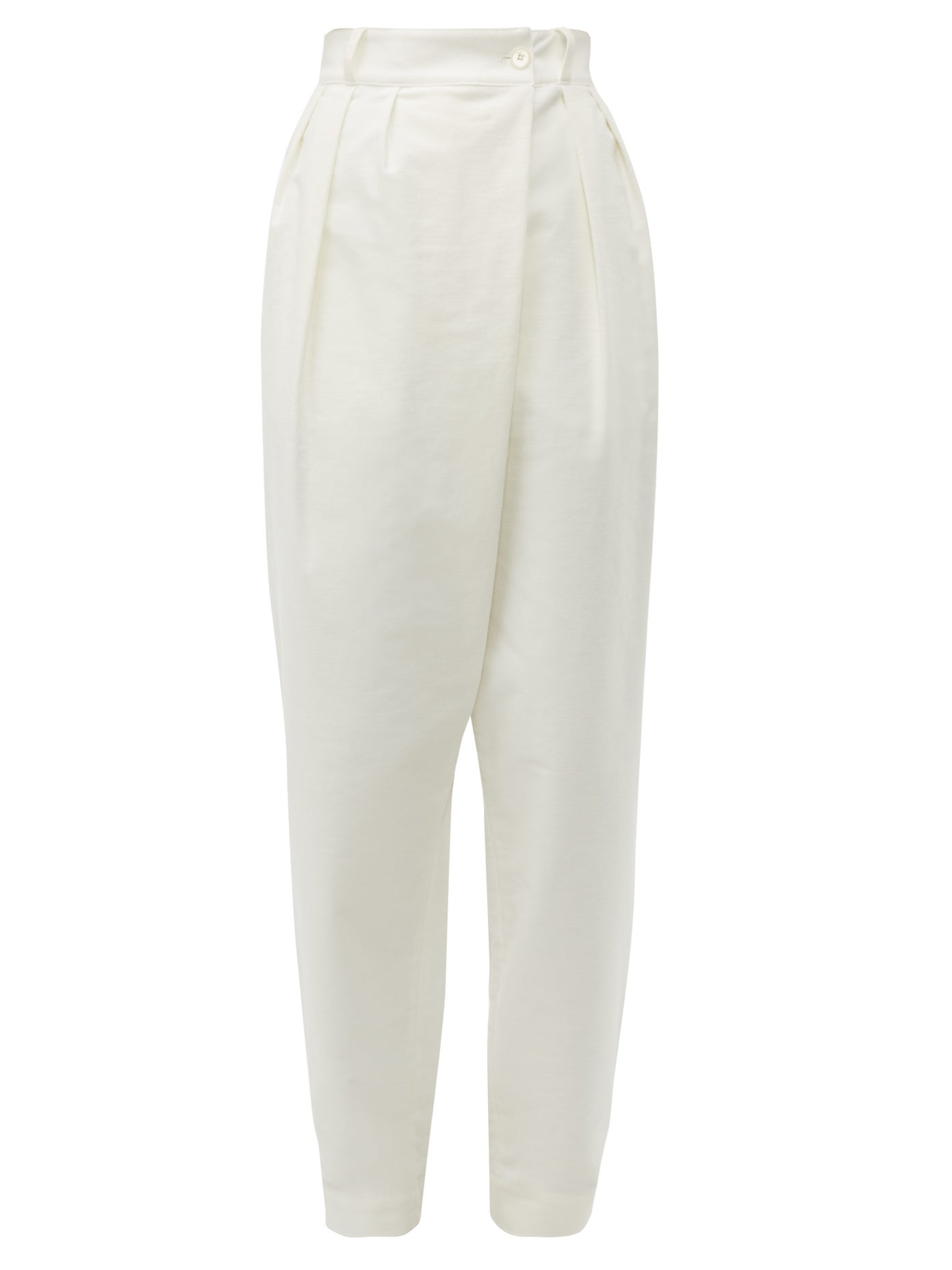 Lemaire - Asymmetric Moleskin Trousers | ABOUT ICONS