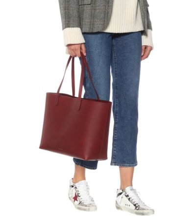 mansur gavriel - large leather tote - look