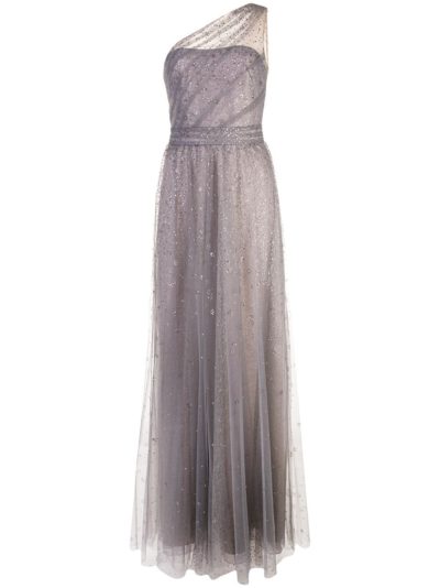 marchesa notte - long one-shoulder dress