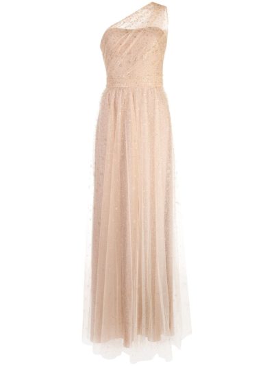 marchesa notte - long one-shoulder dress