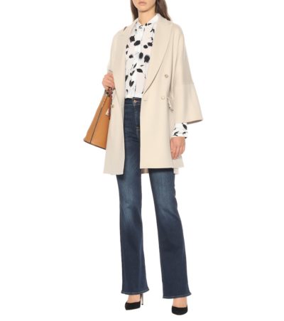 max mara - fibra wool and angora coat - look