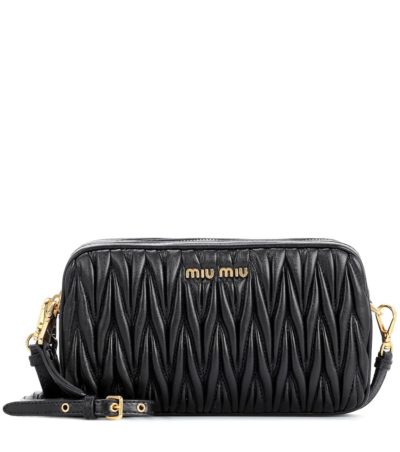 miu miu - matelasse leather shoulder bag