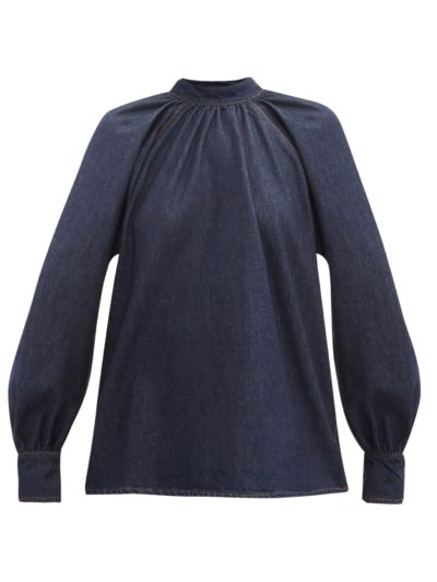 msgm-tie-back-denim-blouse