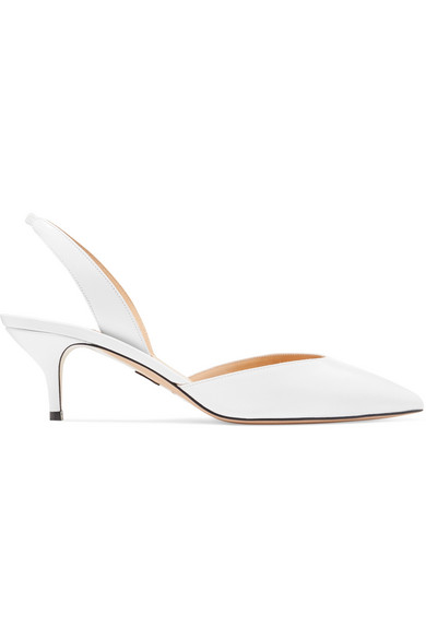 Paul Andrew - Rhea Leather Slingback Pumps | ABOUT ICONS