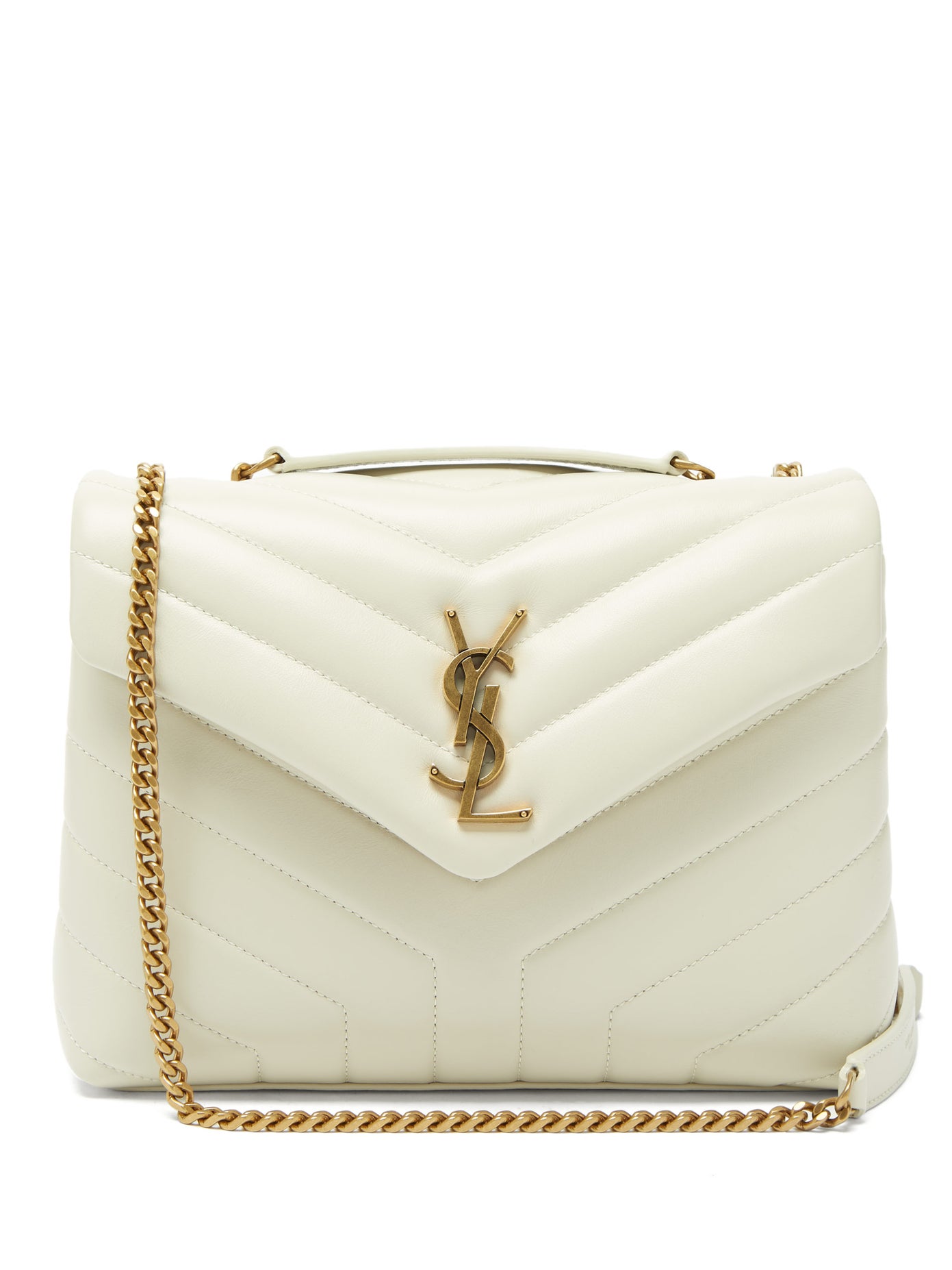 Saint Laurent - Loulou Small Quilted-Leather Shoulder Bag | ABOUT ICONS