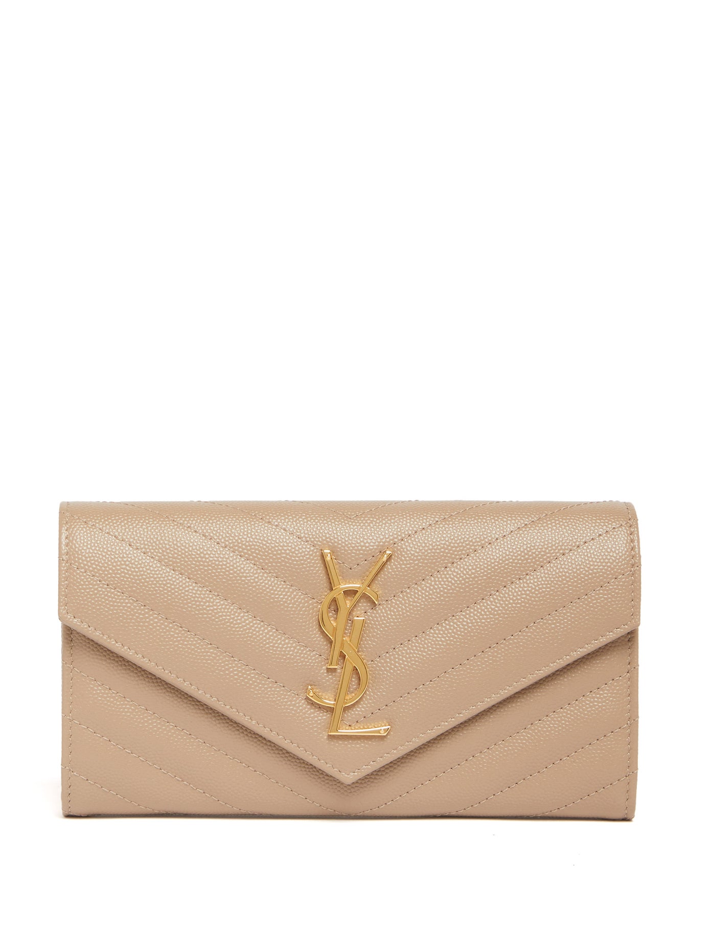 Saint Laurent - Monogram Quilted-Leather Wallet | ABOUT ICONS