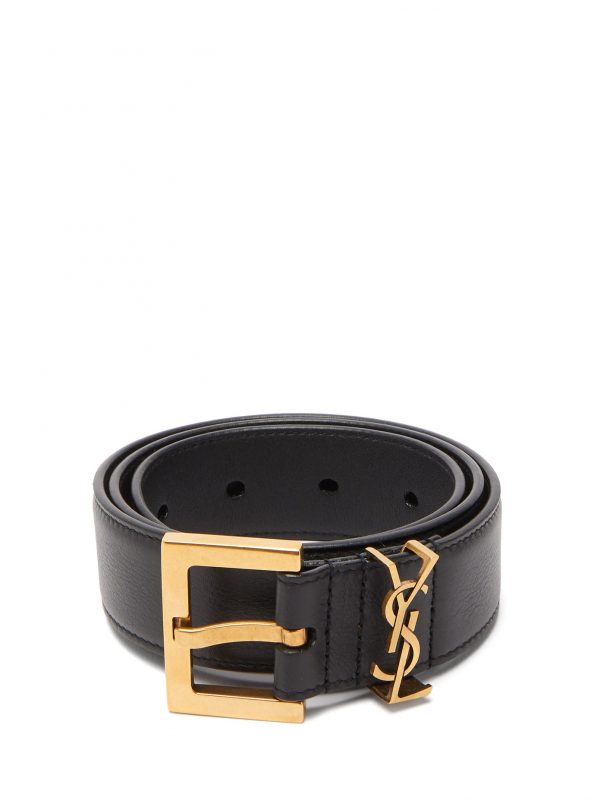 Saint Laurent - Ysl Leather Belt | ABOUT ICONS