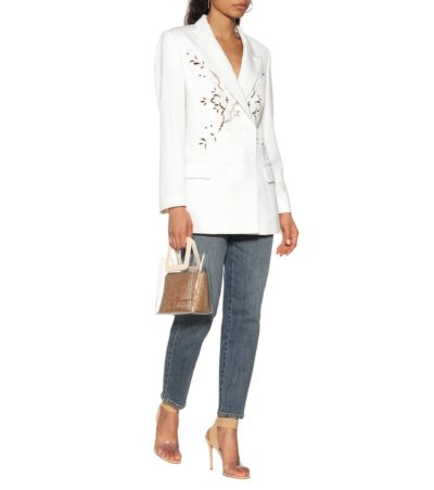 stella mccartney - embroidered wool blazer - look