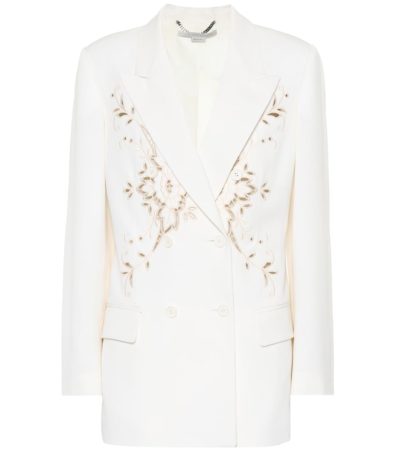 stella mccartney - embroidered wool blazer