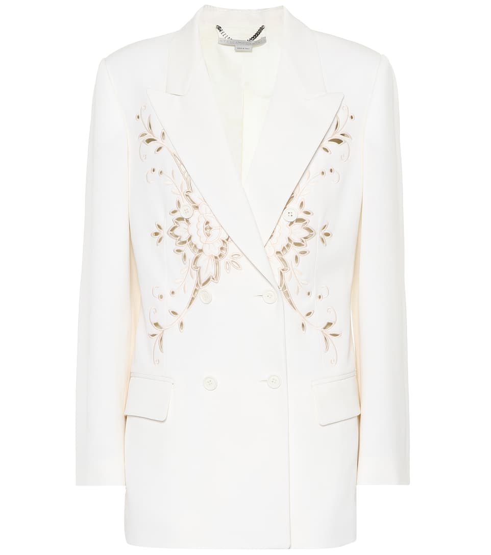 Stella Mccartney - Embroidered Wool Blazer | ABOUT ICONS