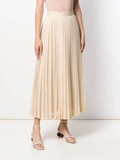 the row - long pleated skirt - look