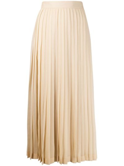 the row - long pleated skirt