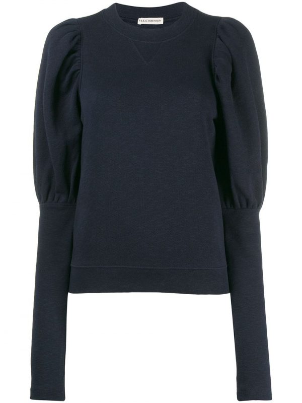 ulla johnson puff sleeve sweatshirt