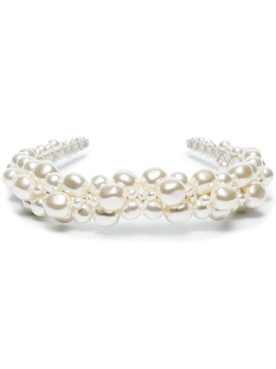 simone rocha - pearl-embellished headband
