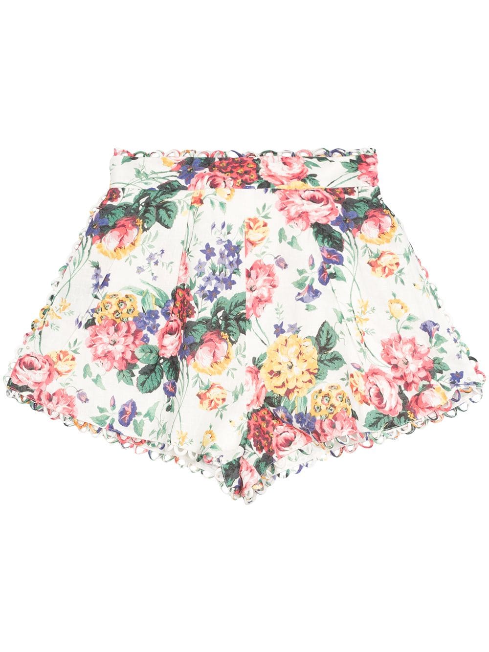 Zimmermann - Allia Floral Print Shorts | ABOUT ICONS