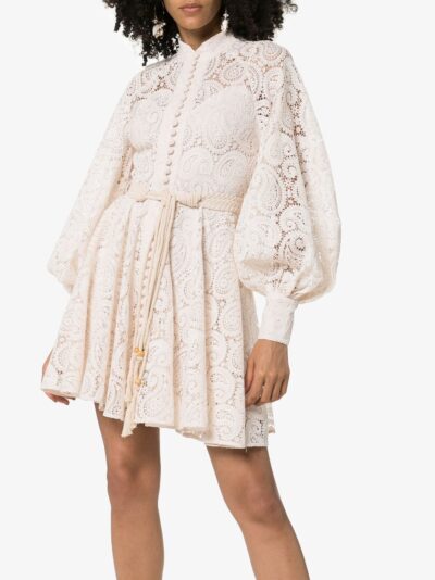zimmermann - amari paisley lace dress - look