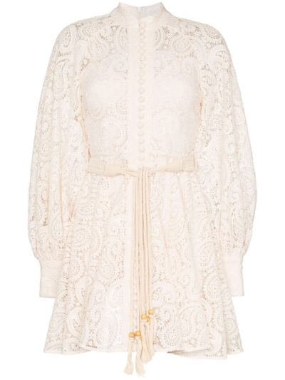 zimmermann - amari paisley lace dress