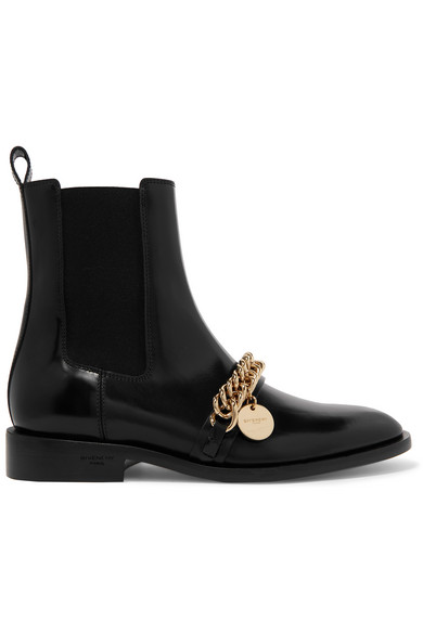 givenchy embellished leather boots