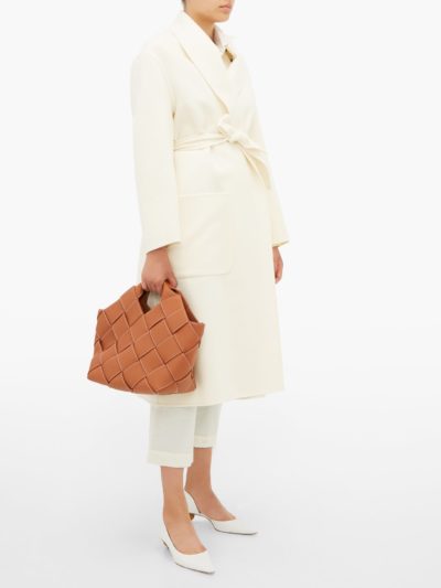 loewe - colombo wool-blend wrap coat - look