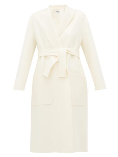 loewe - colombo wool-blend wrap coat