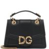 dolce & gabbana - dg amore small leather shoulder bag