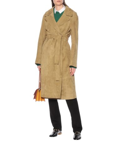 joseph - suede coat - look