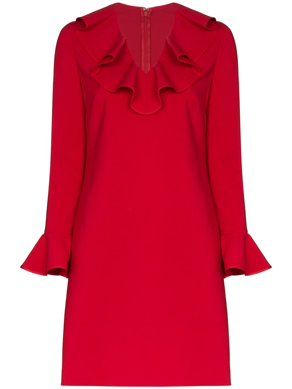 Valentino - Ruffle Neck Shift Dress | ABOUT ICONS