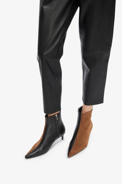 Anine Bing - Loren Boots - Cognac And Black - look