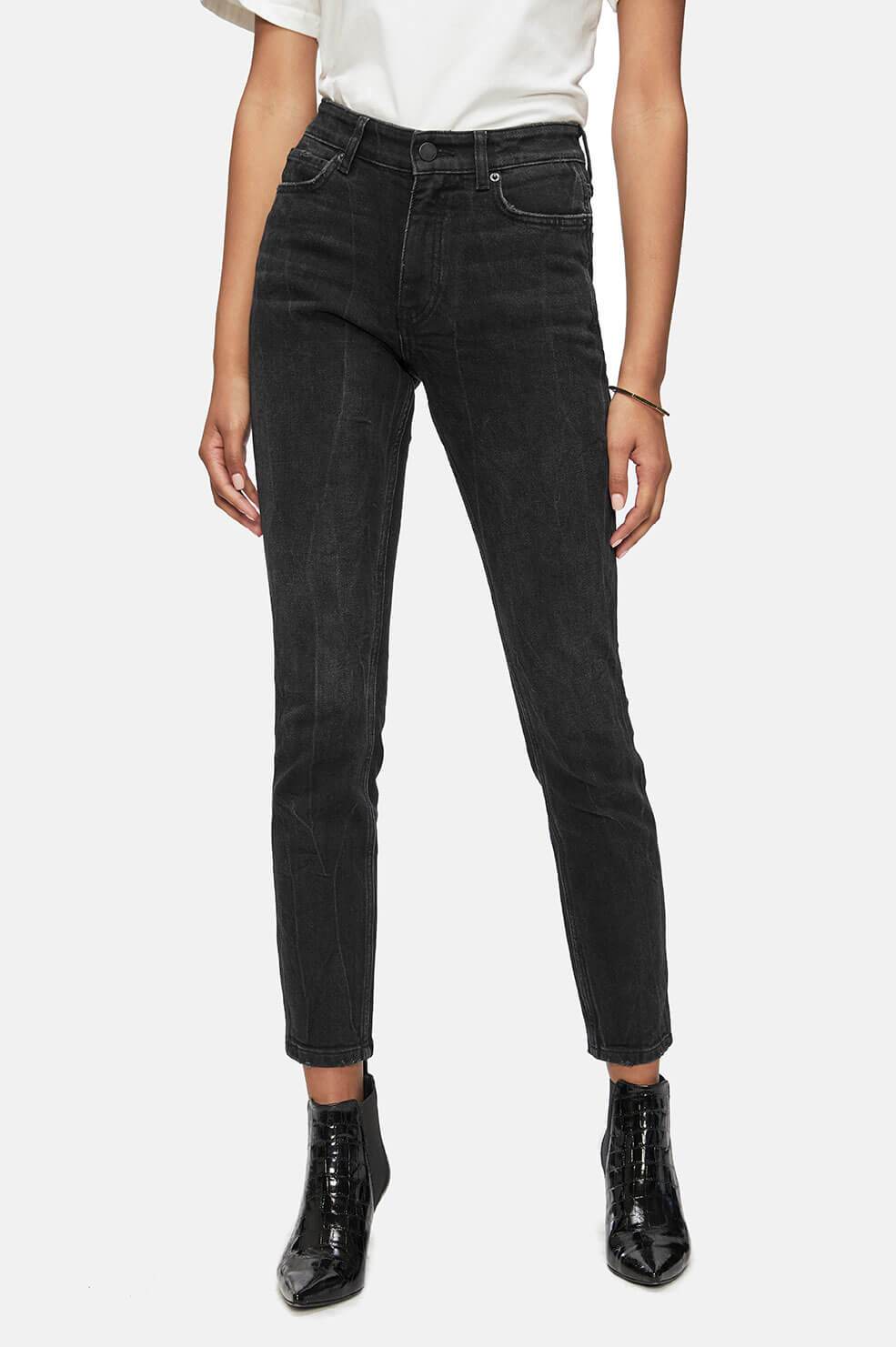 Anine Bing Jagger Jean Black Stone ABOUT ICONS