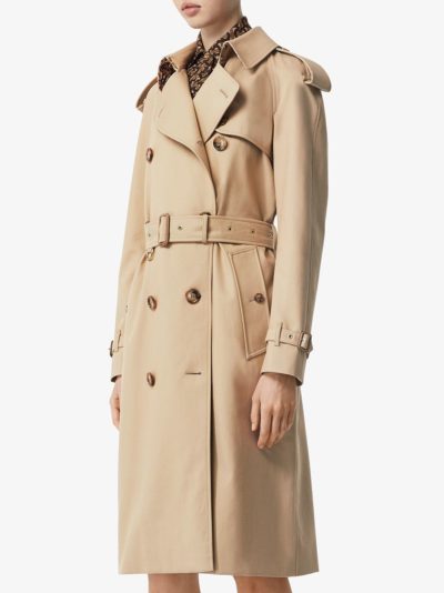 burberry - monogram-lined trench coat - look
